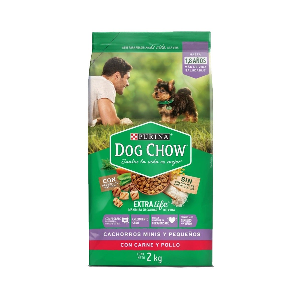 Dog Chow Minis Pequeños Carne Pollo